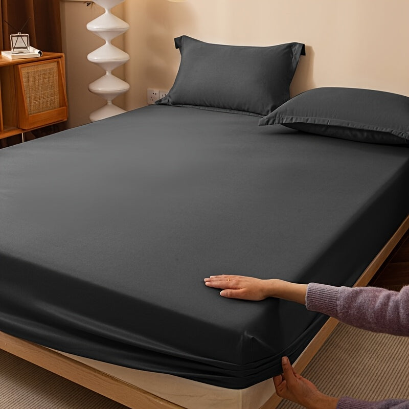 Weiches Bettlaken aus 100 % Polyester – Sanded Finish, gewebt, maschinenwaschbar, ≤29cm Höhe – Uni-Farbe, aktiver Druck – Komfort für jede Saison