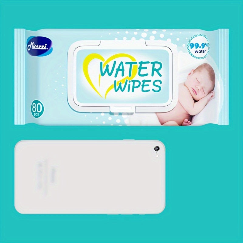 6er-Pack Feuchttücher (je 80 Stück) für Babys & Kinder – geeignet für Hände, Gesicht, Mund & Po, mit Aloe, reines Wasser, sanft & sicher