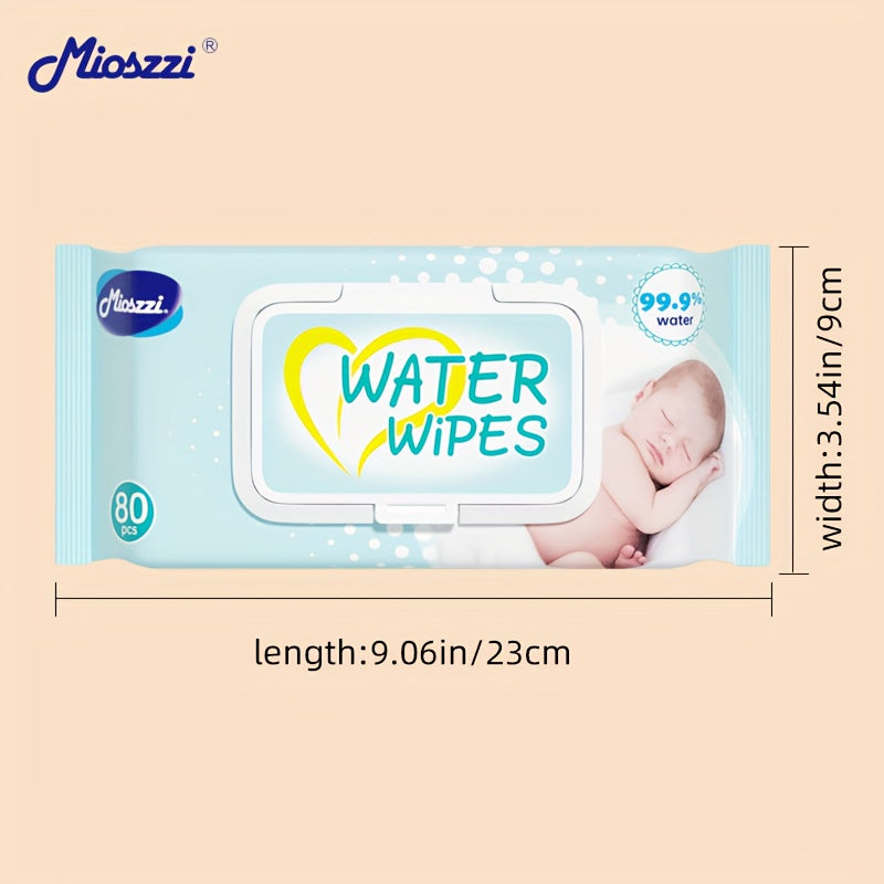 6er-Pack Feuchttücher (je 80 Stück) für Babys & Kinder – geeignet für Hände, Gesicht, Mund & Po, mit Aloe, reines Wasser, sanft & sicher