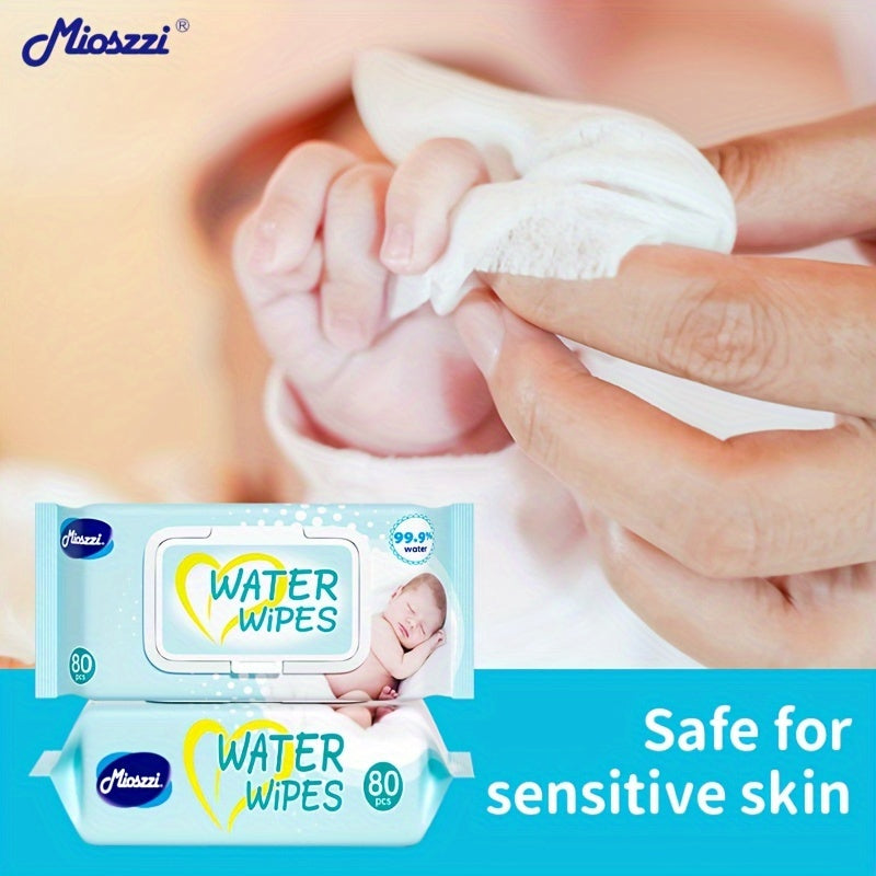 6er-Pack Feuchttücher (je 80 Stück) für Babys & Kinder – geeignet für Hände, Gesicht, Mund & Po, mit Aloe, reines Wasser, sanft & sicher