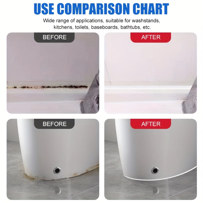 Earepis Fliesenfugen-Versiegelung mit Spachtel – wasserdicht, fleckenresistent, einfach aufzutragen, ideal für Dusche, Badewanne & Waschbecken