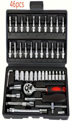 FUXL Werkzeugset – Chrom-Vanadium-Stahl für Reparaturen & DIY