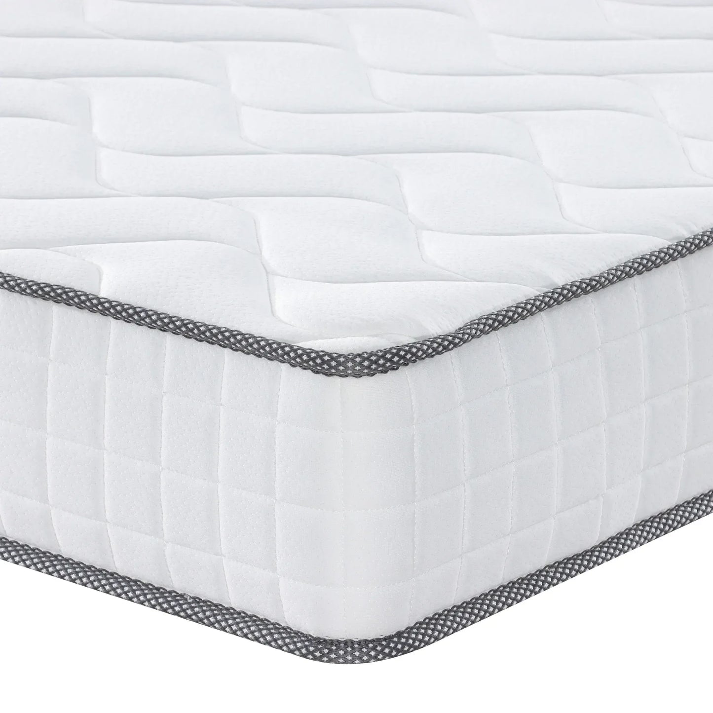 Federkernmatratze 19cm H2/H3 Mittelfest 7-Zonen Taschenfederkern mit Schaumauflage - FUXLShop