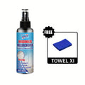 Blauer und silberner multifunktionaler wandreiniger 100ml spray mit schwarzer düse von yylef gegen flecken und schimmel