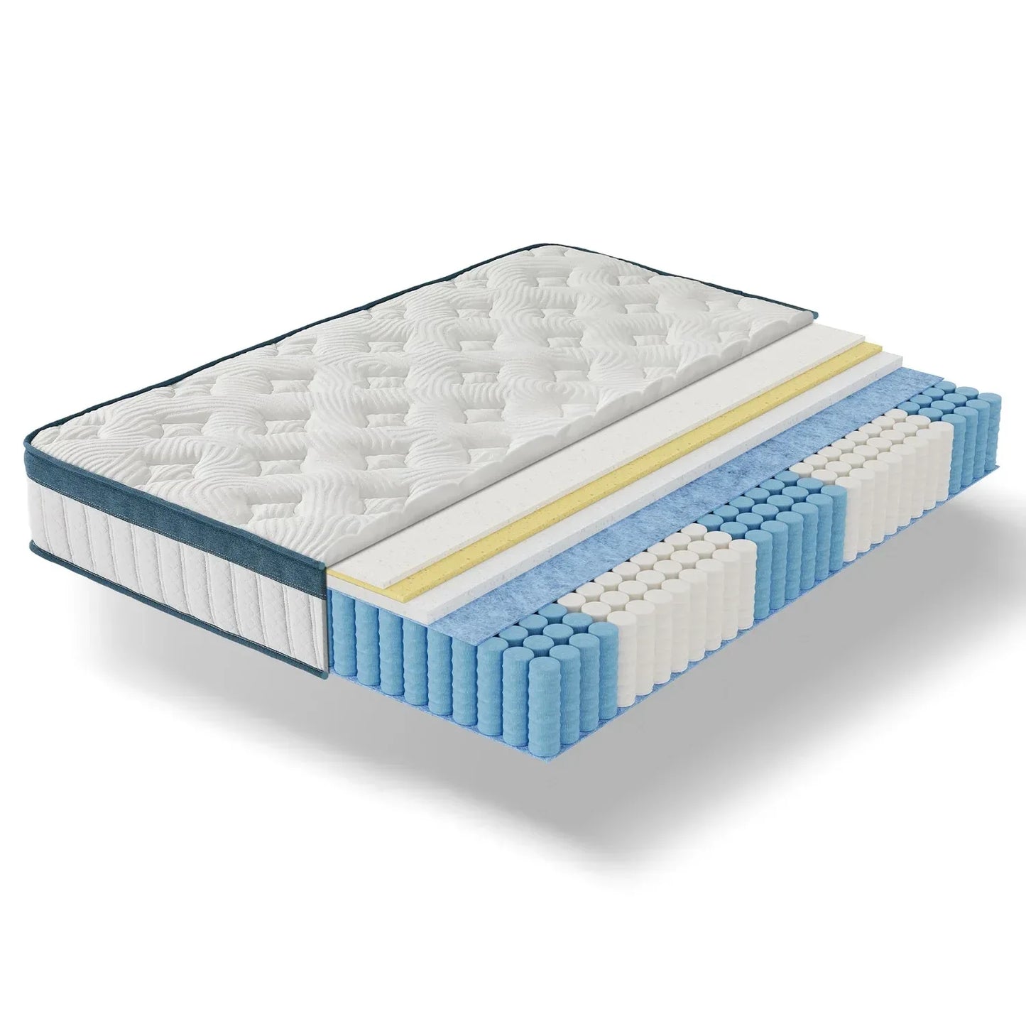 7-Zonen Taschenfederkern-Matratze mit Memory Foam H3 160x200x22cm - FUXLShop