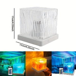 16-Farben LED Polarlicht Projektor – USB Nachtlicht mit Fernbedienung, dimmbar & rotierend – Ambient-Beleuchtung für Zuhause, Party & Geschenkideen - FUXLShop