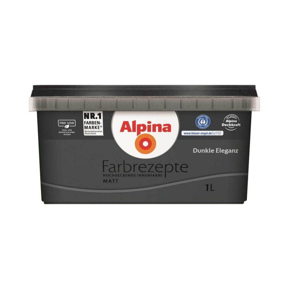 Alpina Color Recipes Wandfarbe 1 Liter – Matt, Geruchsarm, Hohe Deckkraft
