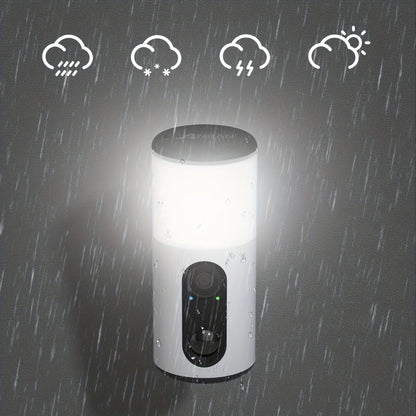 Kabellose Solar-Outdoor-Kamera mit Flutlicht, Farb-Nachtsicht, 2-Wege-Audio, Bewegungsalarm, Alexa-kompatibel, Cloud-Speicher – ANRAN WLAN-Kamera - FUXLShop