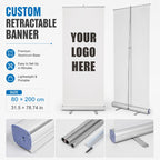 Tragbarer Teleskop-Bannerständer mit Reisetasche | Windproof | FUXLShop
