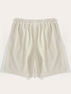 Herren Waffle Shorts – Leichte Sportshorts mit Tunnelzug