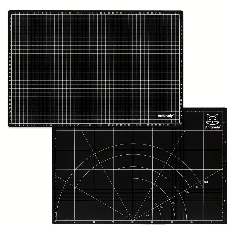 Schneidmatte A3 selbstheilend Sakura  Schwarz rutschfest PVC