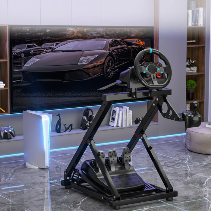 Racing Simulator Ständer – Dreiecksstruktur für Logitech & Thrustmaster – PS4, PS5, Xbox, PC - FUXLShop