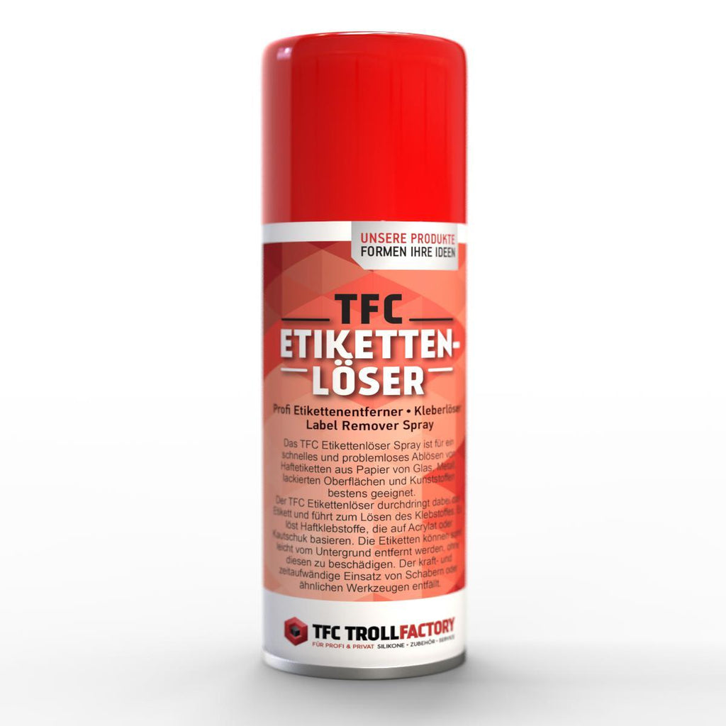 TFC Etikettenentferner Spray 500 ml – Klebstoff- & Aufkleberentferner für Glas, Metall, Kunststoff