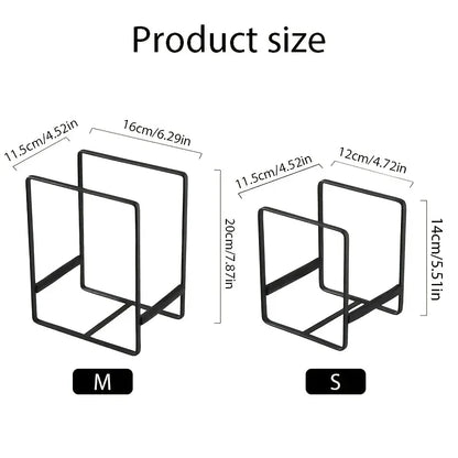 Metall-Tellerhalter Vertikal 1-3 Stück – Platzsparend, Robust, für Teller, Töpfe & Schneidebretter - FUXLShop