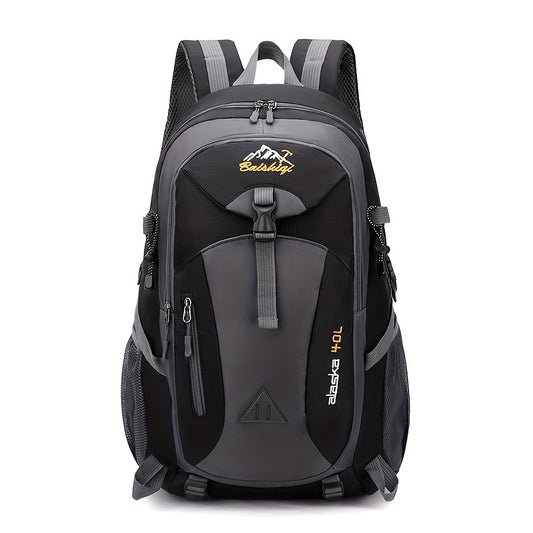 40L Outdoor-Rucksack Schwarz – Wandern, Reisen, Camping, Schule