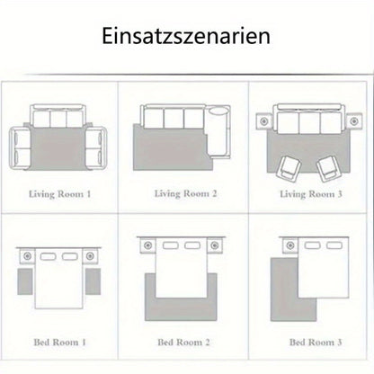 Grauer Farbverlauf Teppich – Tie Dye Matte für Wohnzimmer, Schlafzimmer, Büro & Bettseite – Geschenkidee & Deko (40x60cm–200x300cm) - FUXLShop