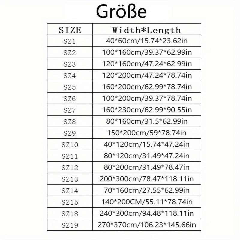 Grauer Farbverlauf Teppich – Tie Dye Matte für Wohnzimmer, Schlafzimmer, Büro & Bettseite – Geschenkidee & Deko (40x60cm–200x300cm)