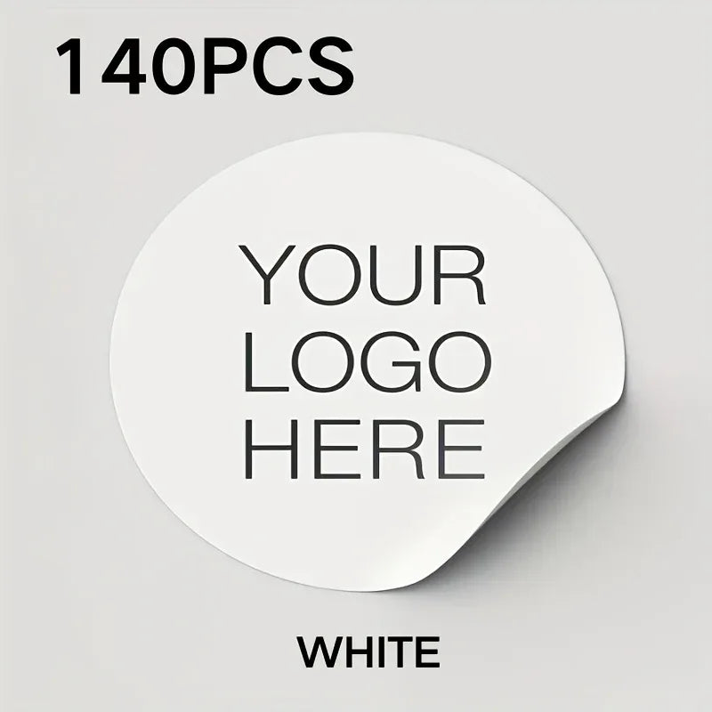 Anpassbare PVC-Sticker Set (140/210/350 Stück) – 3,5cm Hochwertige Aufkleber für Party, Geschenke & Business - FUXLShop