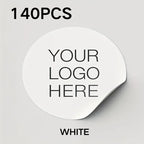 Anpassbare PVC-Sticker Set (140/210/350 Stück) – 3,5cm Hochwertige Aufkleber für Party, Geschenke & Business - FUXLShop