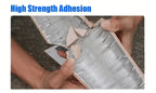 Aluminium Klebeband 10m x 5cm - Hitzebeständig & Wasserdicht - Alu-Reparaturband für Rohre Dächer & Leckagen - FUXLShop