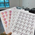 Anpassbare PVC-Sticker Set (140/210/350 Stück) – 3,5cm Hochwertige Aufkleber für Party, Geschenke & Business - FUXLShop
