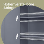 Badezimmerschrank 30x30x170 cm – Modernes Badmöbel mit Schublade, verstellbaren Regalen & offenem Fach - FUXLShop