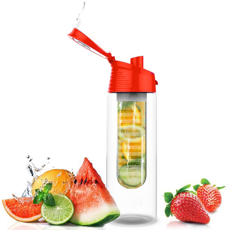 RETOO Infuser Bottle – 700 ml BPA-freie Trinkflasche mit Fruchteinsatz, Tritan, auslaufsicher, ideal für Arbeit, Schule, Reisen & Sport