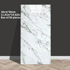 3D Wandpaneele Marmor-Optik selbstklebend 60x30 cm – Schaumstoff, für Bad, Küche & Wohnzimmer - FUXLShop