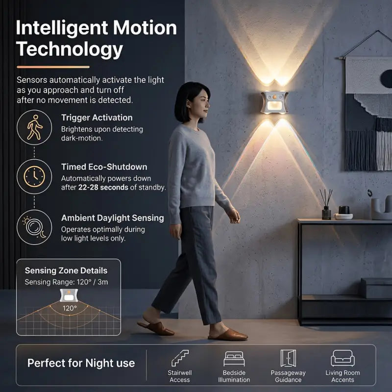 Silberne rgb led wandleuchte mit bewegungssensor und usb akku mit warmem licht günstig online bestellen geschenkideen
