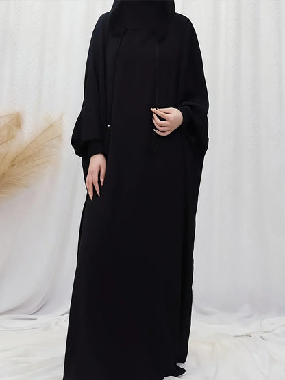 Plus Size Ice-Fiber Hijab Khimar – Faltenfrei, Leicht & Locker | Kapuzen‑Kopftuch für Damen | Frühling Sommer Herbst - FUXLShop