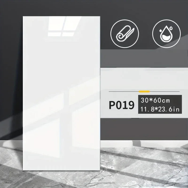 52x Marmor-Design PVC Wandsticker – Wasserfest & Abnehmbar für Bad, Küche & Wohnzimmer - FUXLShop