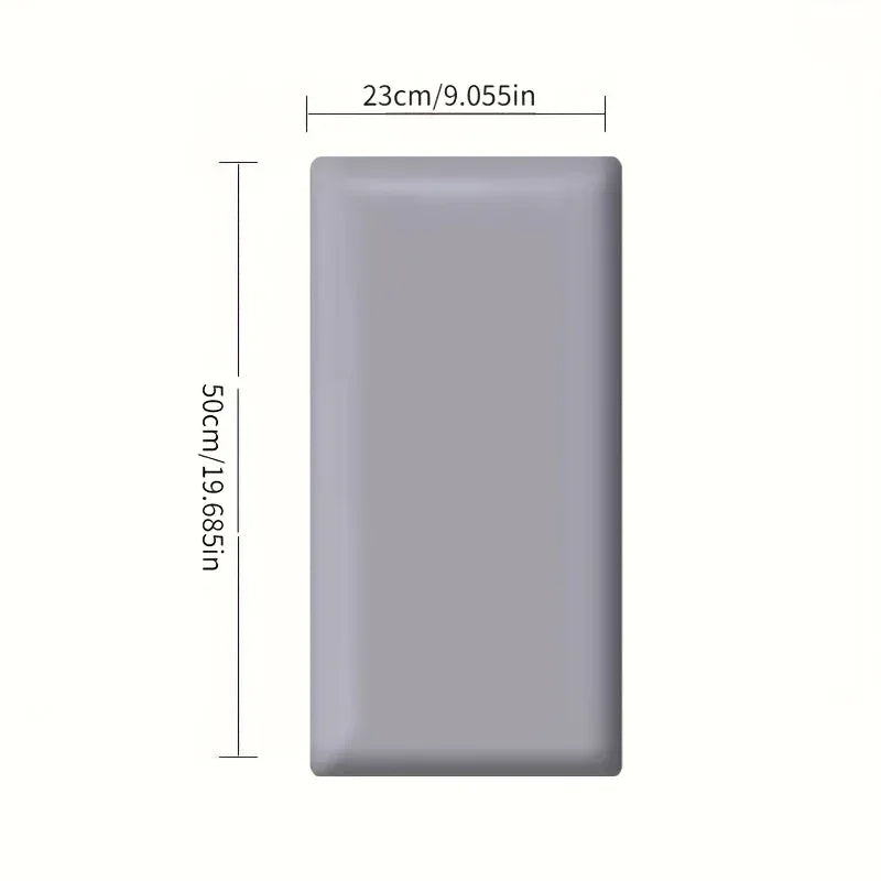 3D Wandpaneele Kunstleder 10er-Pack 23x50 cm – Selbstklebend, gepolstert, für Kopfteil & Wandschutz - FUXLShop