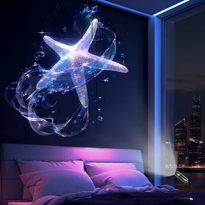 USB-LED Projektorlampe Meeres-Motive – Nachtlicht Geschenkidee - FUXLShop