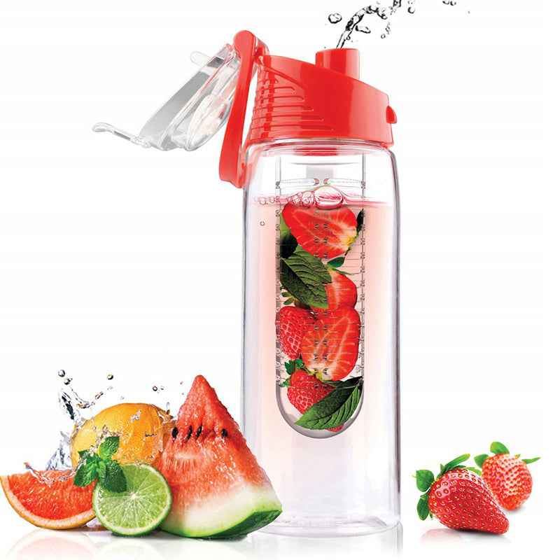 RETOO Infuser Bottle – 700 ml BPA-freie Trinkflasche mit Fruchteinsatz, Tritan, auslaufsicher, ideal für Arbeit, Schule, Reisen & Sport