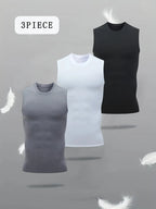 3er-Set Herren Tank Tops – Funktionsshirts, Atmungsaktiv & Schnelltrocknend