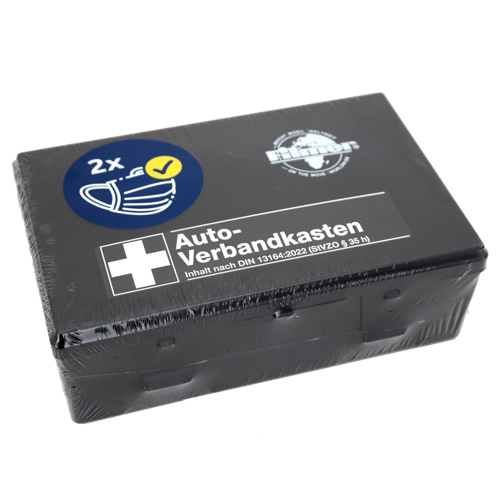KFZ Verbandkasten DIN 13164 schwarz bruchsicher StVZO