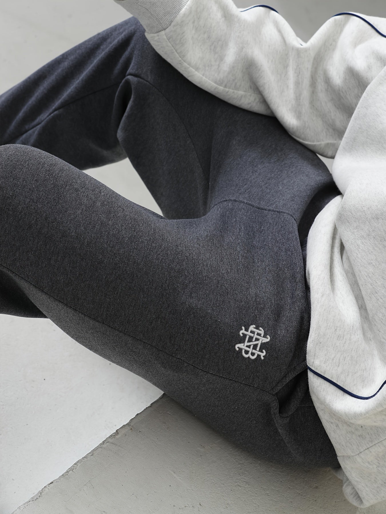 3er-Set Unisex Winter-Drag Pants Oversized – Bestickt Warm