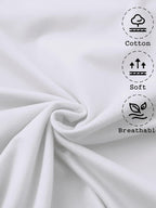 3-Pack Women's Short Sleeve Round Neck 100% Cotton T-Shirts – Basic Summer Tops