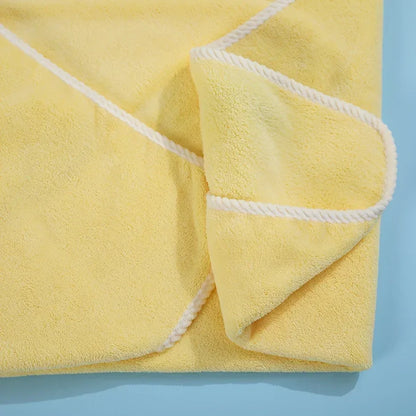 Kapuzenhandtuch mit Tiermotiv – superweich & saugfähig, Coral‑Fleece, 80×80 cm – ideal für Babys & Kinder, Strand, Zuhause & Kinderwagen - FUXLShop