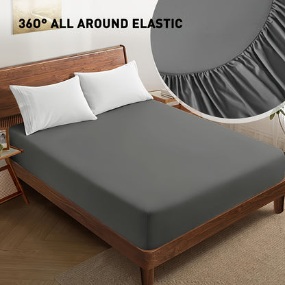 2-teiliges Spannbettlaken-Set – Weich, atmungsaktiv & waschbar, ideal für Schlafzimmer, hautfreundlich & pflegeleicht, modernes Design für jedes Bett - FUXL-Shopify 
