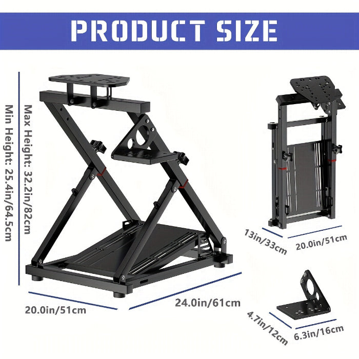 Racing Simulator Ständer – Dreiecksstruktur für Logitech & Thrustmaster – PS4, PS5, Xbox, PC - FUXLShop