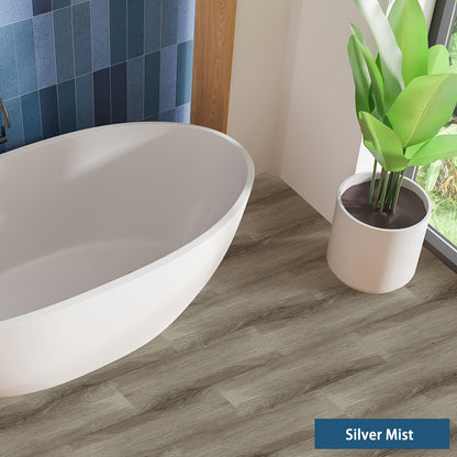 Vinyl Bodenbelag Selbstklebend 50 Stück - Wasserfeste Bodenfliesen Peel & Stick für Küche, Bad & Wohnzimmer