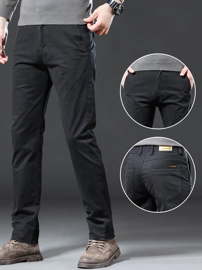 Herren Stretch-Chino Slim Fit – Casual Business Hose für Alltag & Büro