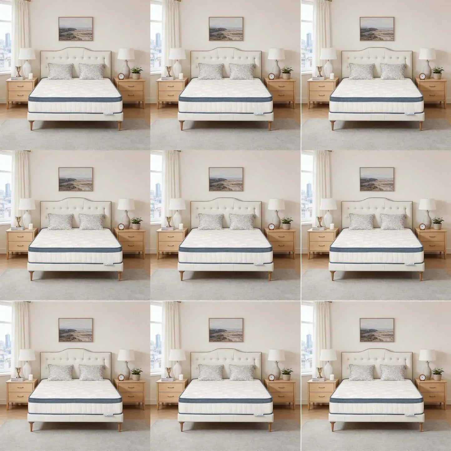 7-Zonen Taschenfederkern-Matratze mit Memory Foam H3 160x200x22cm - FUXLShop