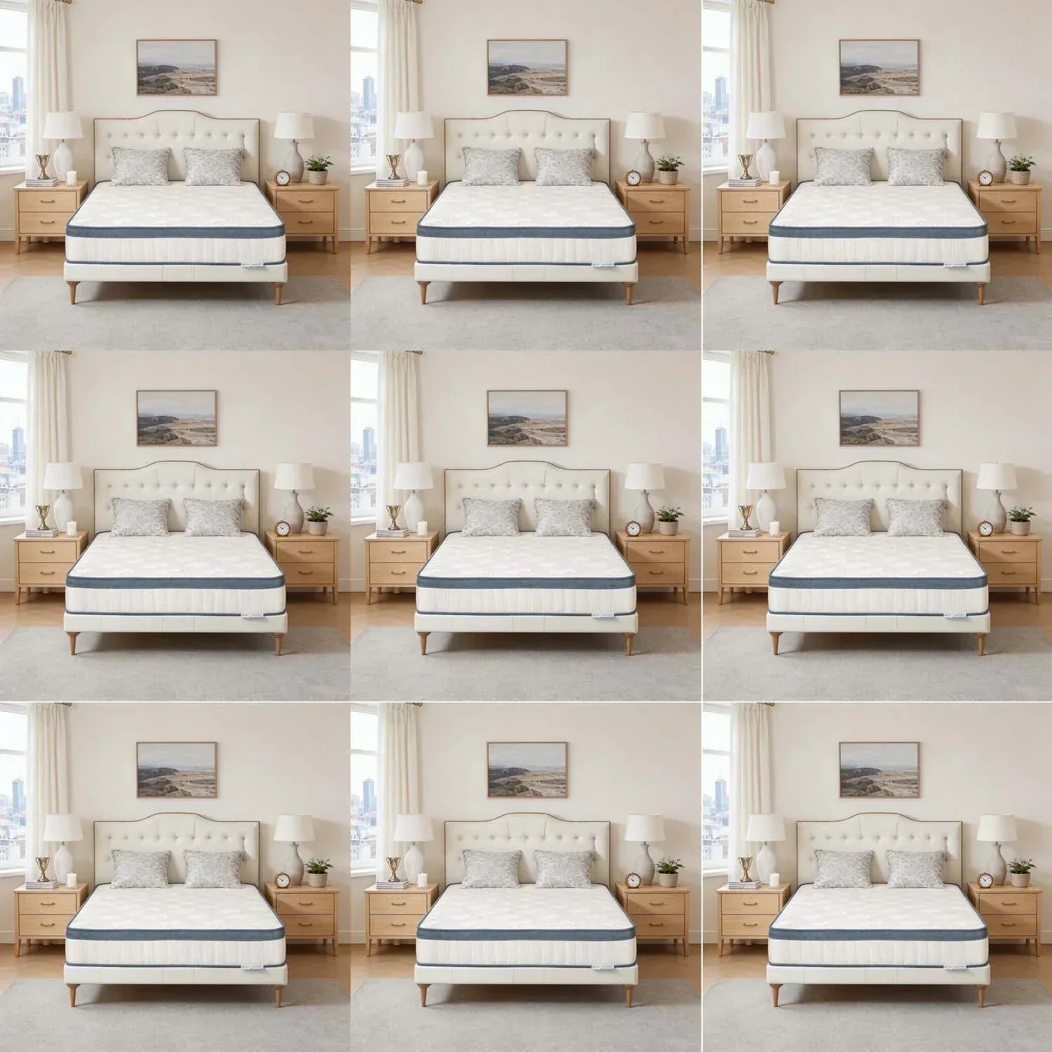 7-Zonen Taschenfederkern-Matratze mit Memory Foam H3 160x200x22cm - FUXLShop