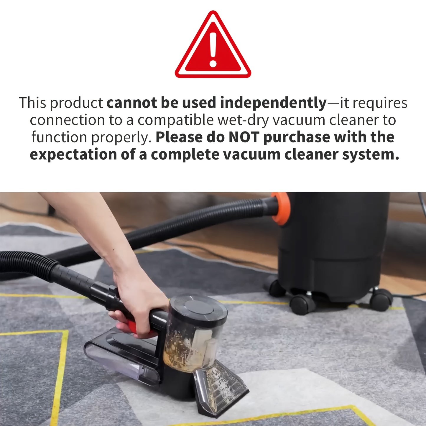 Zubehör für Nass- und Trockensauger – ideal für Teppich- und Sofa-Reinigung