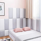 3D Wandpaneele Kunstleder 10er-Pack 23x50 cm – Selbstklebend, gepolstert, für Kopfteil & Wandschutz - FUXLShop