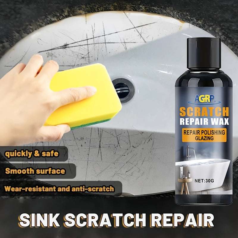 AGRP Kratzer-Reparatur-Wachs – Schnell wirkender Allzweck-Politur für Badewannen, Toiletten, Keramik, Acryl, Metall & Gusseisen (100g)