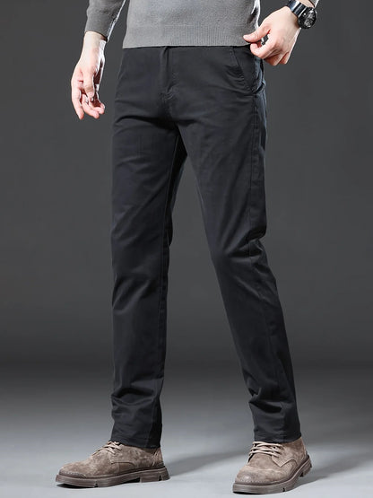Herren Stretch-Chino Slim Fit – Casual Business Hose für Alltag & Büro