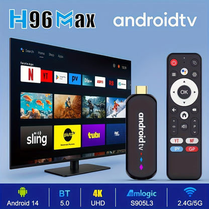 Smart TV Stick S905L3 mit Android 14, 8K Decoding, WiFi 6 und Google Assistant